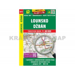 Turistická mapa č. 411 Lounsko, Džbán 1:40 000