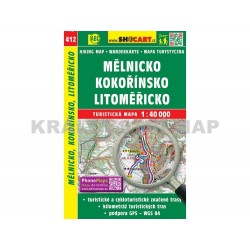 Turistická mapa č. 412 Mělnicko, Kokořínsko, Litoměřicko 1:40 000