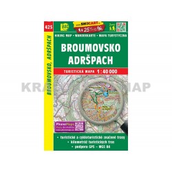 Turistická mapa č. 425 Broumovsko, Adršpach 1:40 000