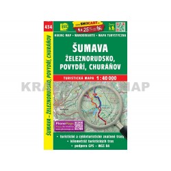 Turistická mapa č. 434 Šumava-Železnorudsko, Povydří, Churáňov 1:40 000