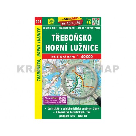 Turistická mapa č. 441 Havlíčkobrodsko, Jihlavsko 1:40 000