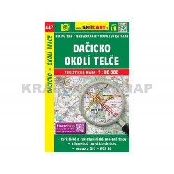 Turistická mapa č. 447 Dačicko, okolí Telče 1:40 000