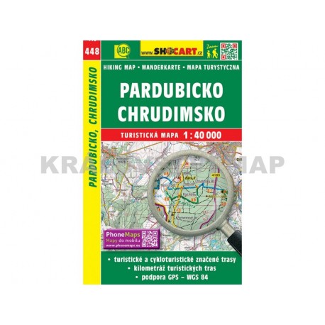 Turistická mapa č. 448 Parubicko, Chrudimsko 1:40 000