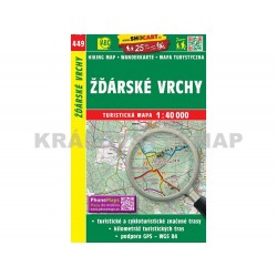 Turistická mapa č. 449 Žďárské vrchy 1:40 000