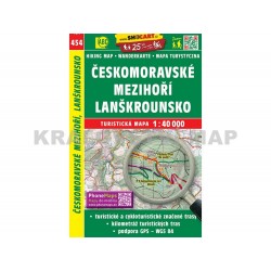 Turistická mapa č. 454 Českomoravské Mezihoří, Lanškrounsko 1:40 000