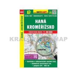 Turistická mapa č. 462 Haná, Kroměřížsko 1:40 000