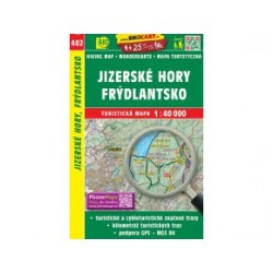 Turistická mapa č. 402 Jizerské hory, Frýdlantsko 1:40 000